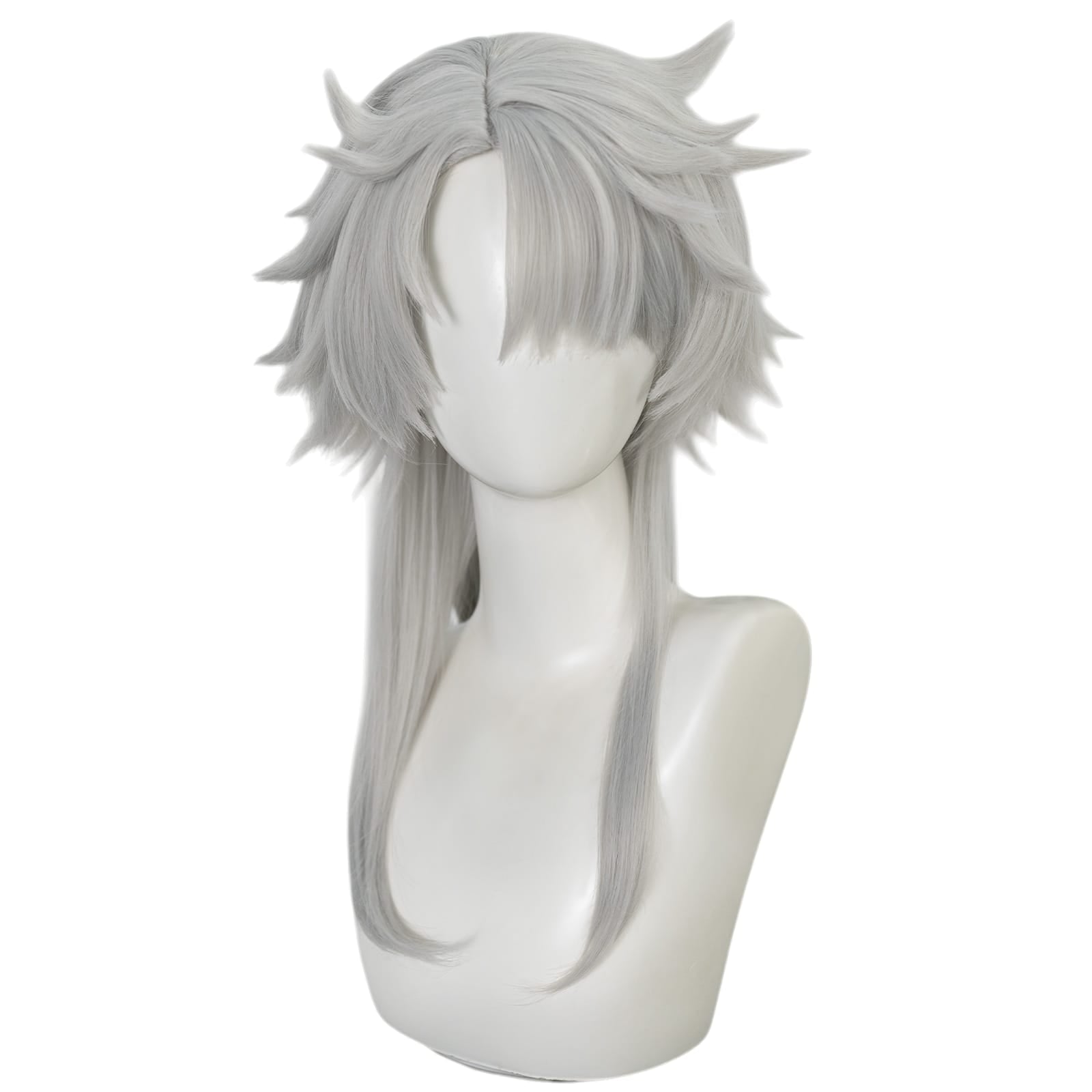 White Smoke Fami (Famine Devil) Cosplay Wig - Chainsaw Man (Ash Purple Bob) (FEVERCOS)