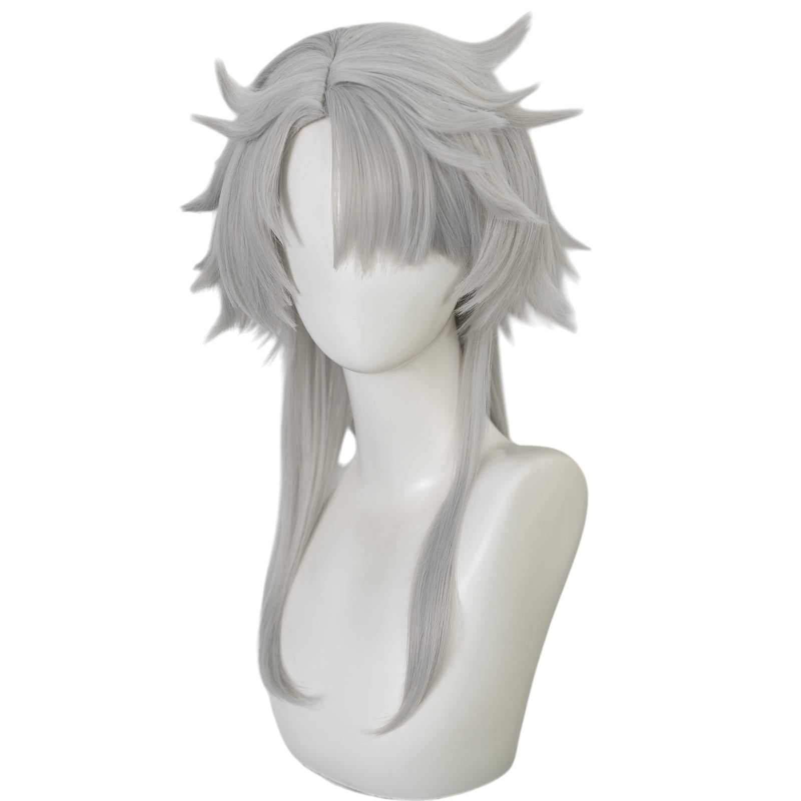 White Smoke Fami (Famine Devil) Cosplay Wig - Chainsaw Man (Ash Purple Bob) (FEVERCOS)