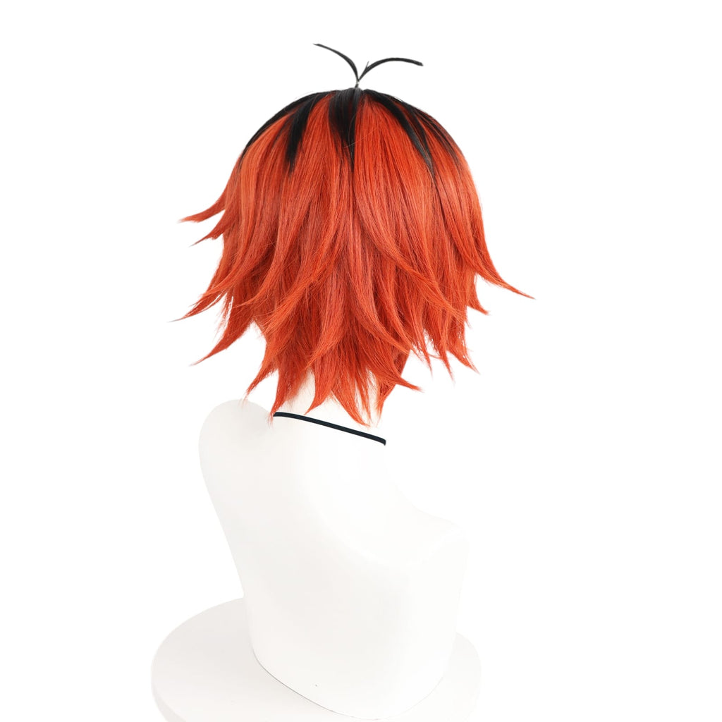 White Smoke Stark Cosplay Wig - Frieren: Beyond Journey's End (Red Gradient Ahoge) (FEVERCOS)