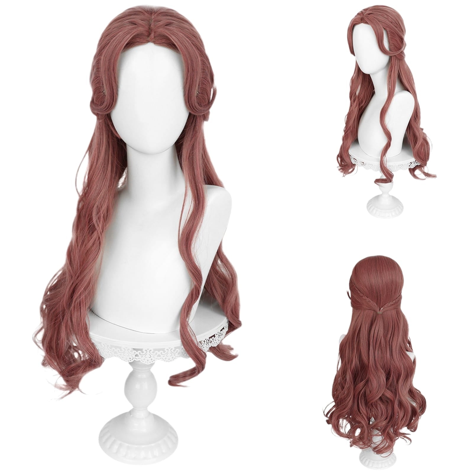 White Smoke Heroine (MC) Cosplay Wig - Light and Night (Evan's Birthday/Thorn Birds) (FEVERCOS)