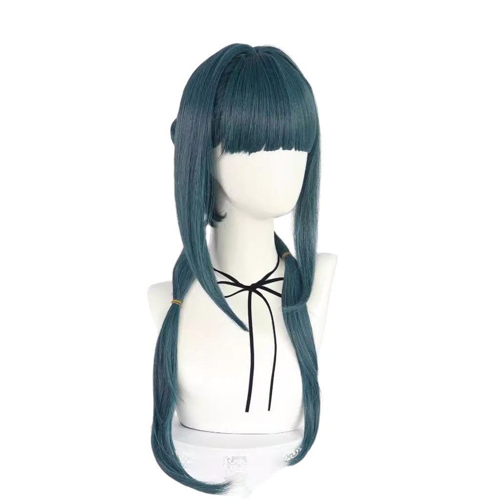 White Smoke Maomao Cosplay Wig - The Apothecary Diaries (Dark Green Standard) (FEVERCOS)