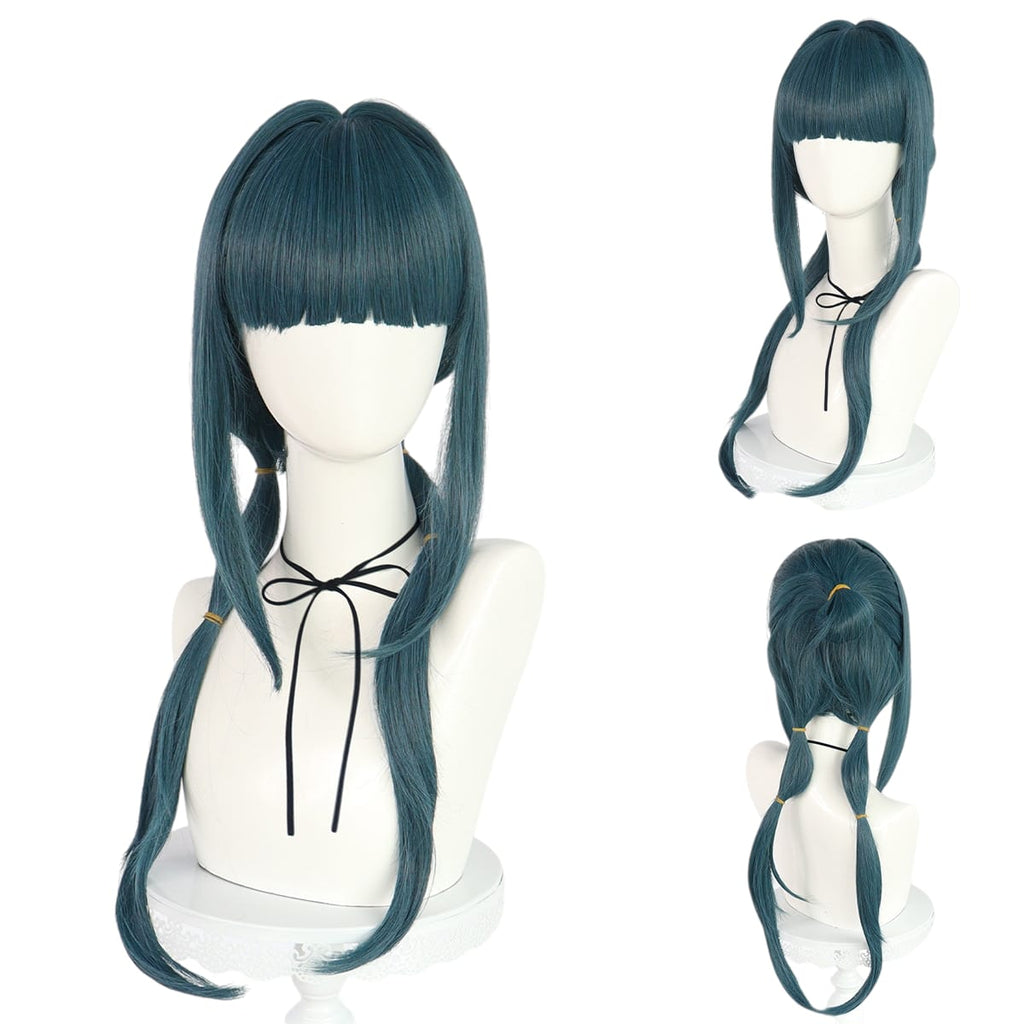 White Smoke Maomao Cosplay Wig - The Apothecary Diaries (Dark Green Standard) (FEVERCOS)