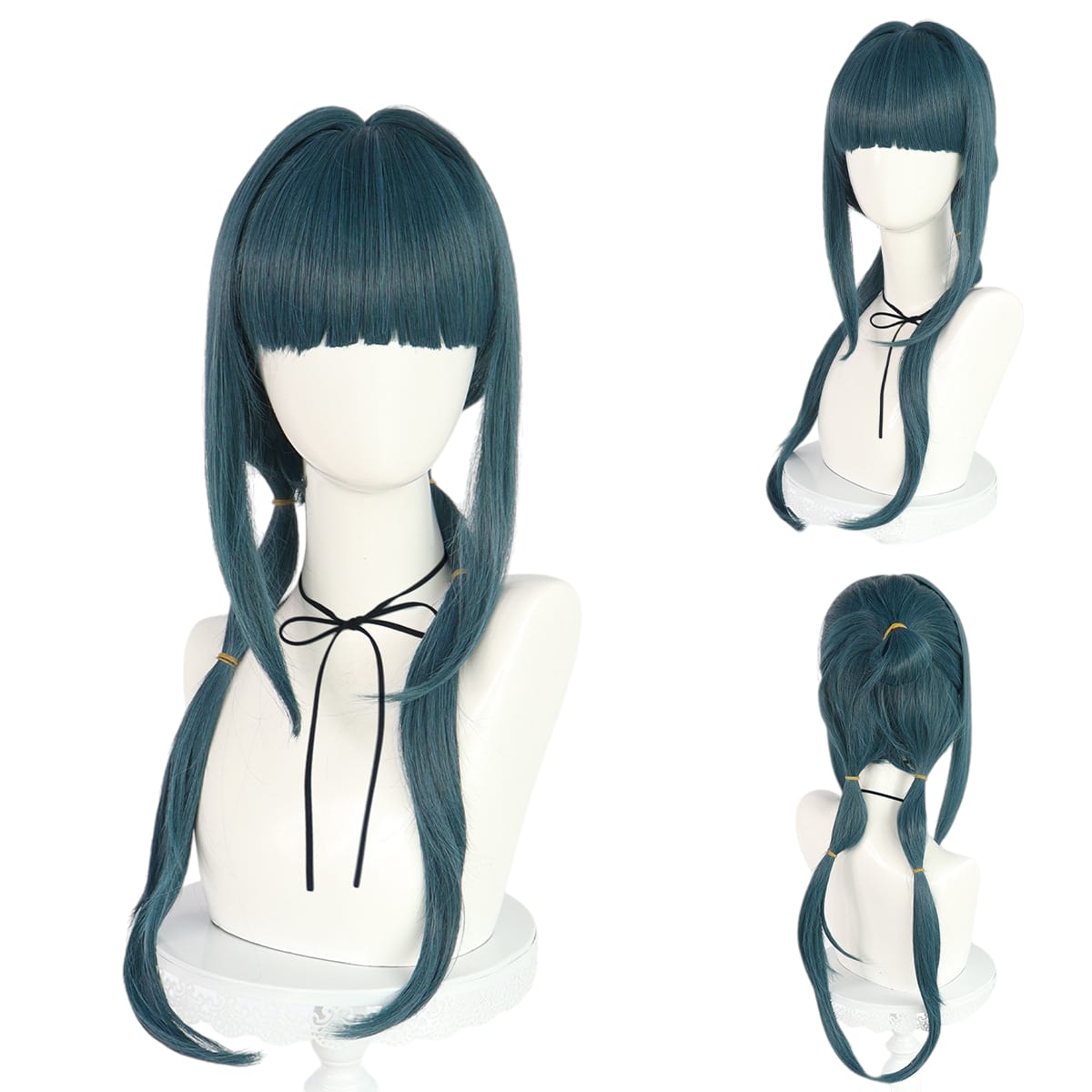 White Smoke Maomao Cosplay Wig - The Apothecary Diaries (Dark Green Standard) (FEVERCOS)