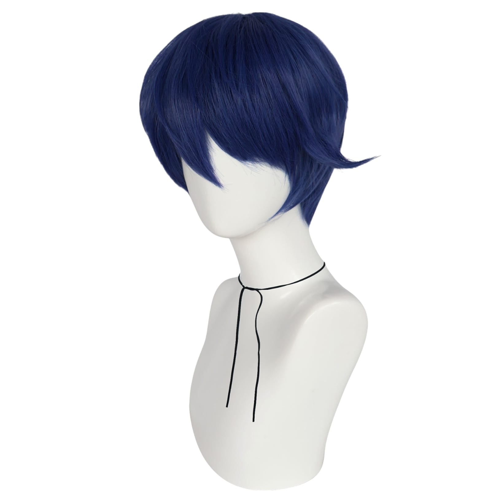 White Smoke Leviathan Cosplay Wig - Obey Me! (Blue Short/Universal) (FEVERCOS)