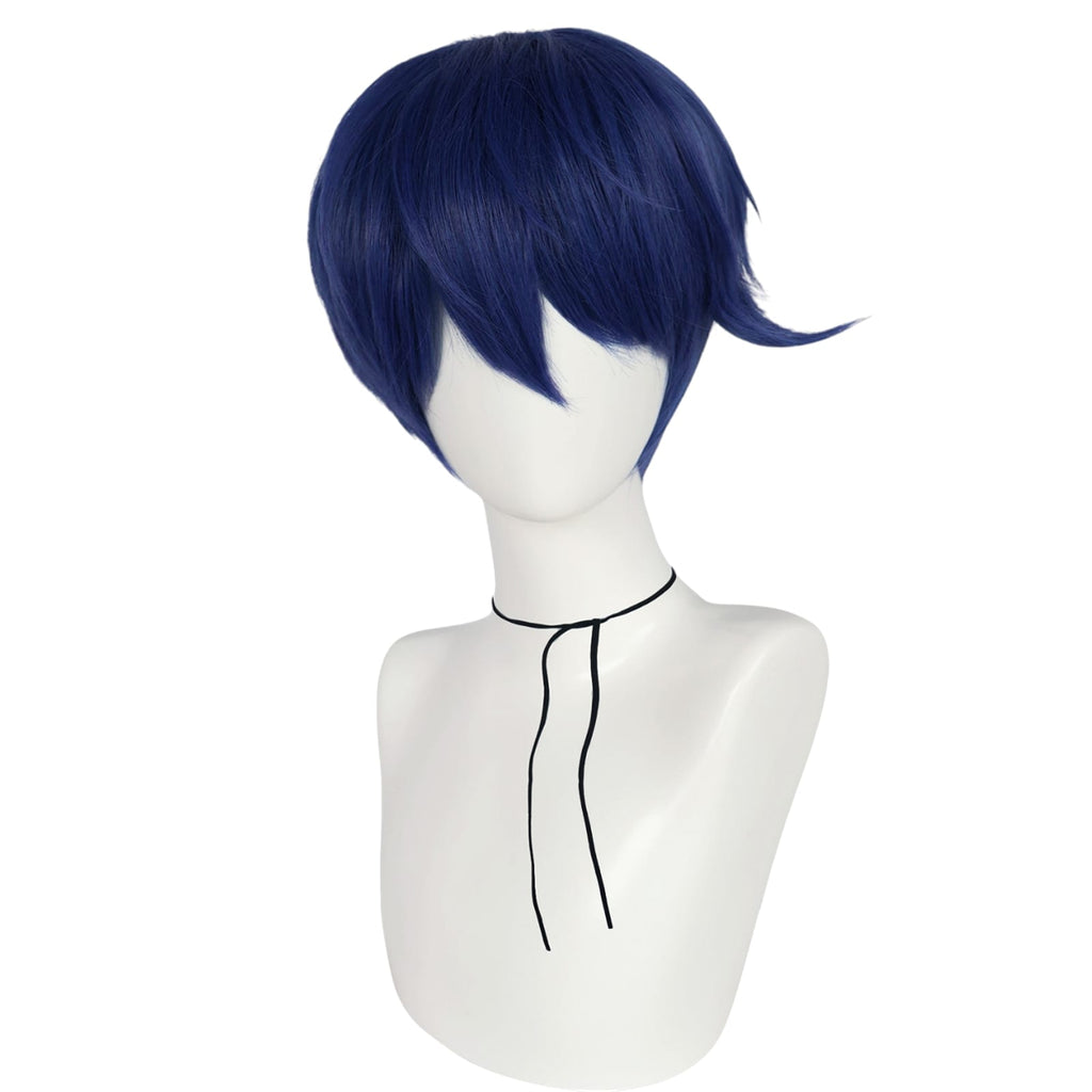 White Smoke Leviathan Cosplay Wig - Obey Me! (Blue Short/Universal) (FEVERCOS)