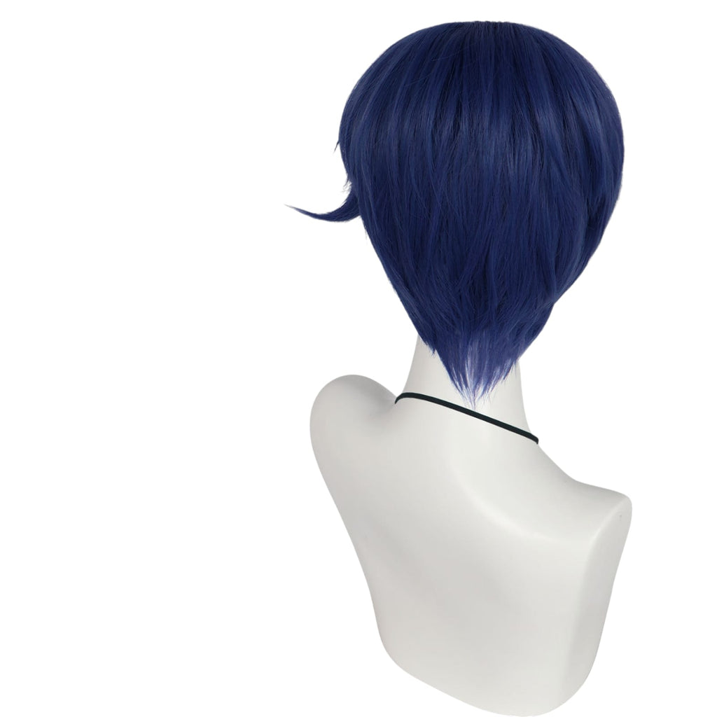 White Smoke Leviathan Cosplay Wig - Obey Me! (Blue Short/Universal) (FEVERCOS)