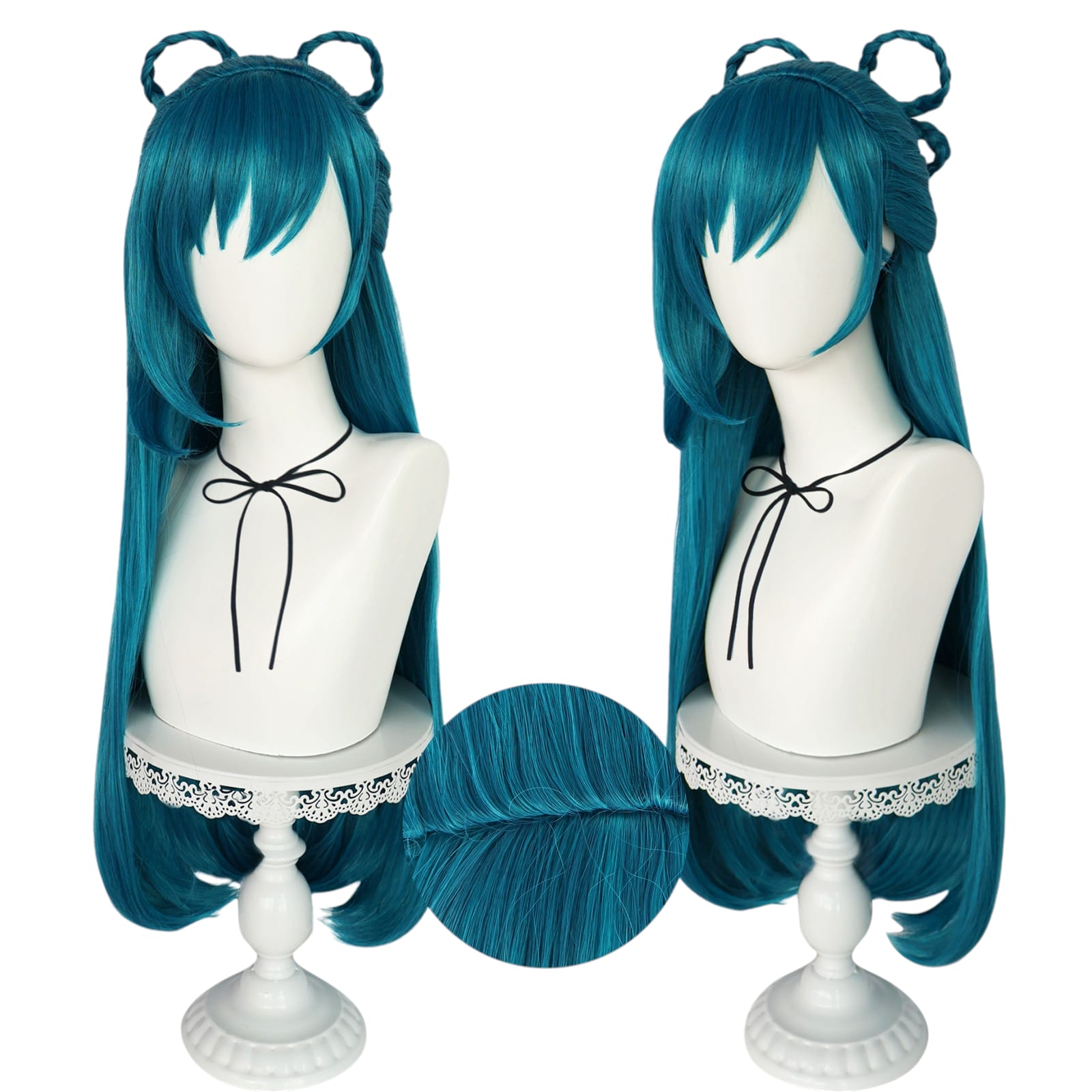 White Smoke Himari Azuma Cosplay Wig - Chained Soldier (Silver Short) (FEVERCOS)