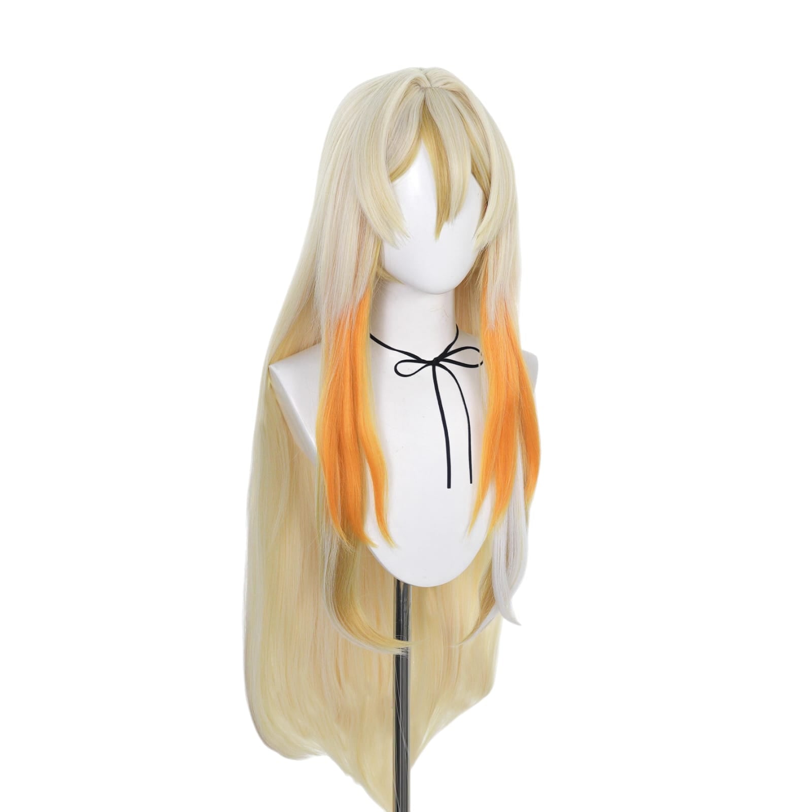 White Smoke Rhinedottir (Gold) Cosplay Wig - Genshin Impact (Golden Gradient Long) (FEVERCOS)