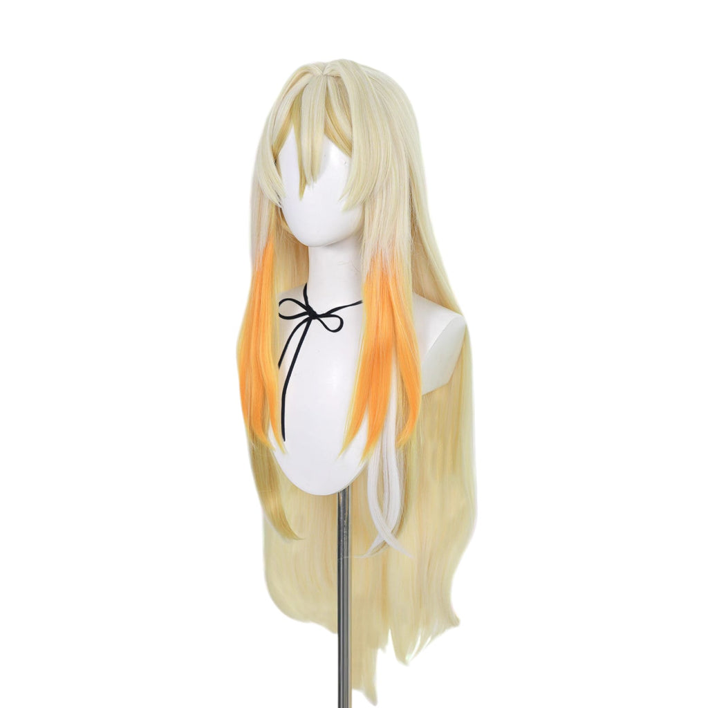 White Smoke Rhinedottir (Gold) Cosplay Wig - Genshin Impact (Golden Gradient Long) (FEVERCOS)