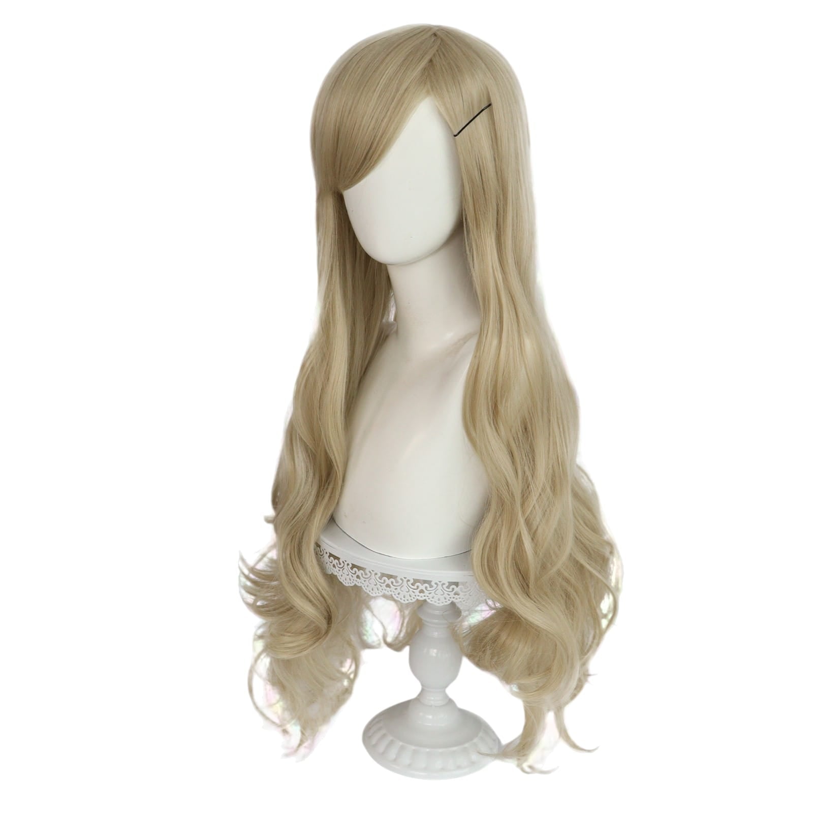 White Smoke Rebecca Bluegarden Cosplay Wig - Edens Zero (Ash Blonde Wavy) (FEVERCOS)