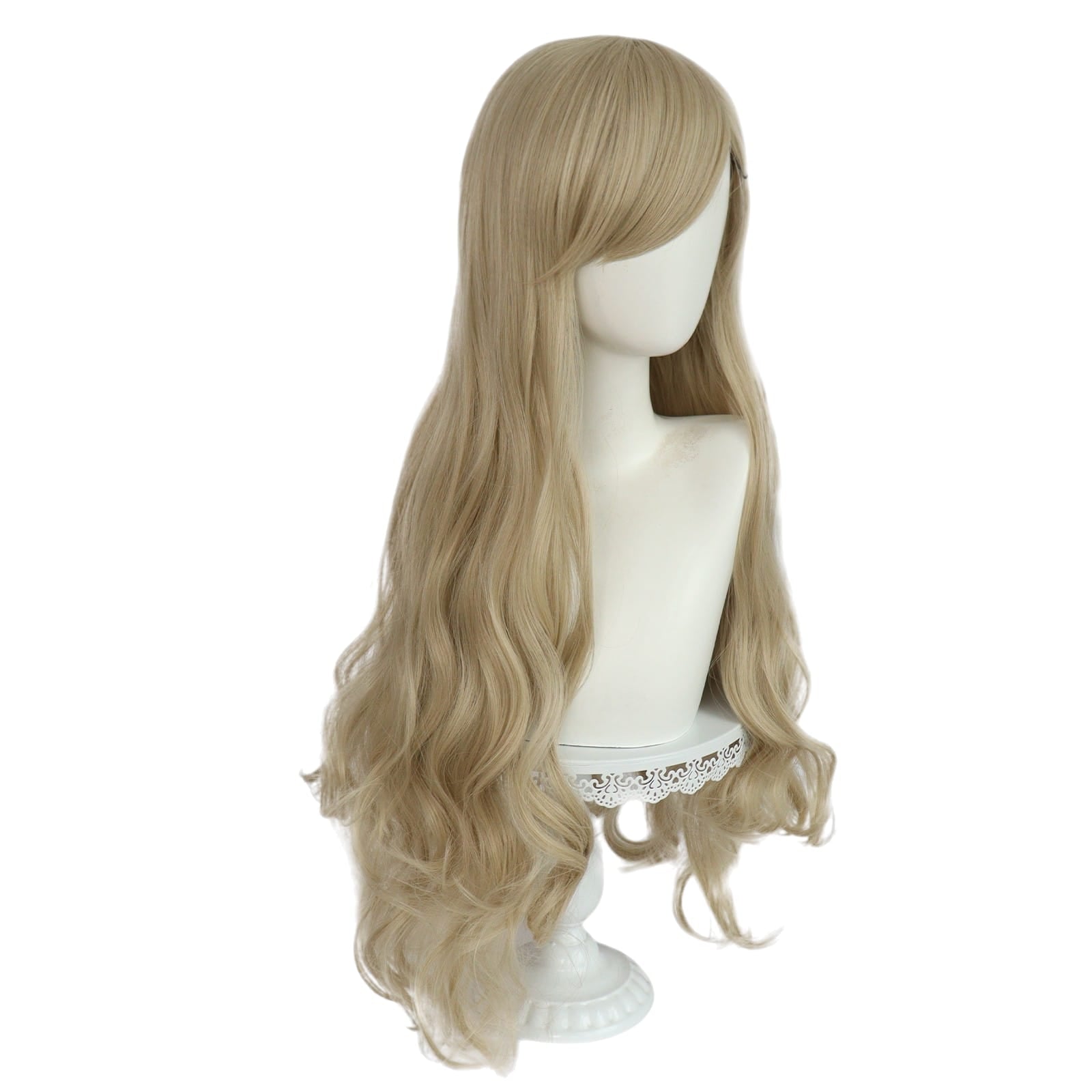 White Smoke Rebecca Bluegarden Cosplay Wig - Edens Zero (Ash Blonde Wavy) (FEVERCOS)