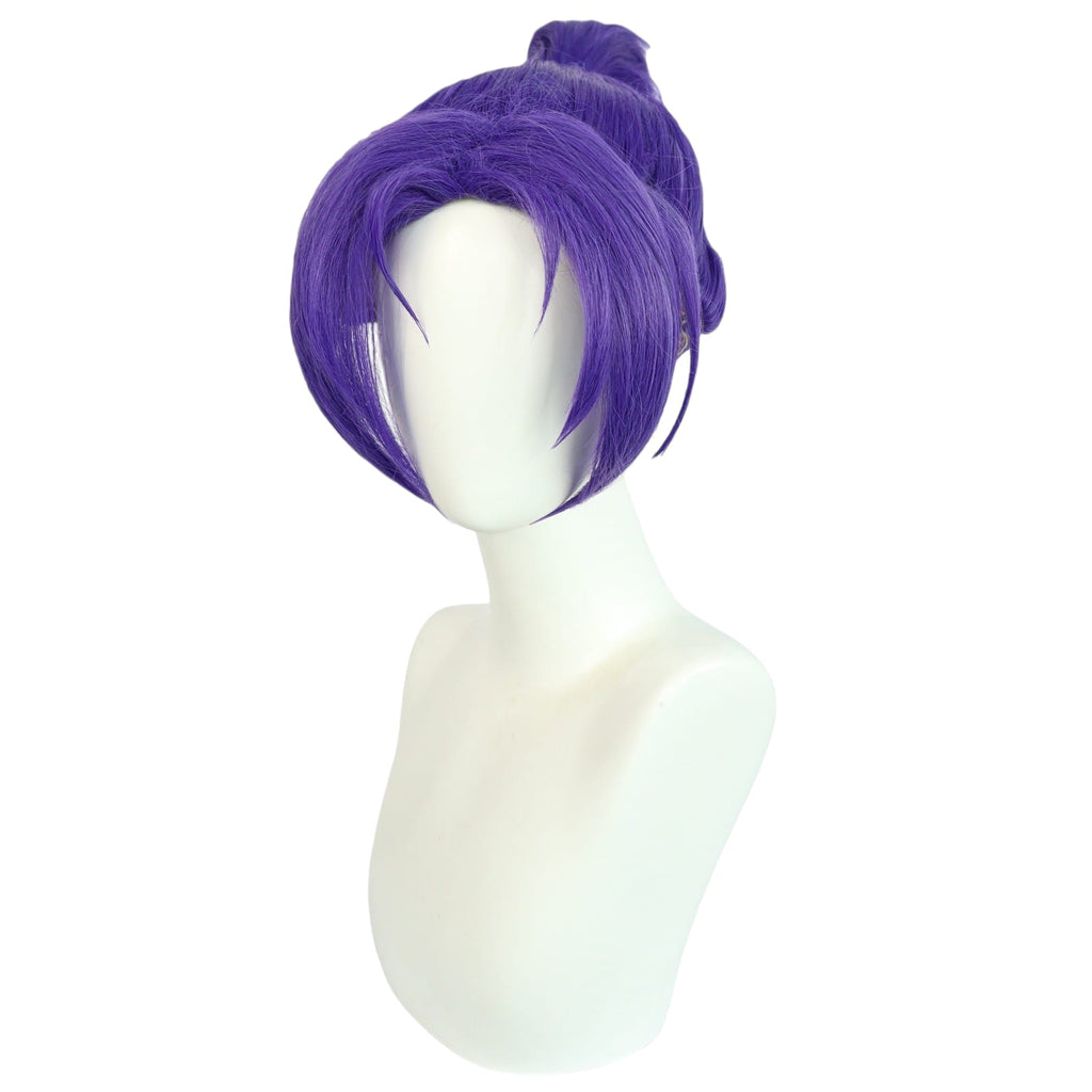 White Smoke Reo Mikage Cosplay Wig - Blue Lock (Purple Updo/Loose) (FEVERCOS)