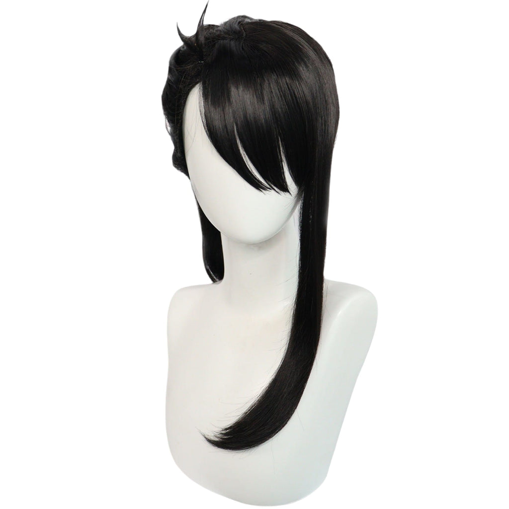 White Smoke Suzume Iwato Cosplay Wig - Suzume no Tojimari (Brown Ponytail) (FEVERCOS)