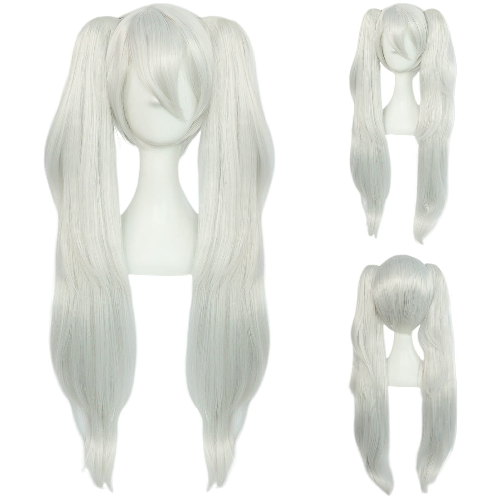 White Smoke Kuzuha (Genderbend) Cosplay Wig - Nijisanji VTuber (Silver Long) (FEVERCOS)