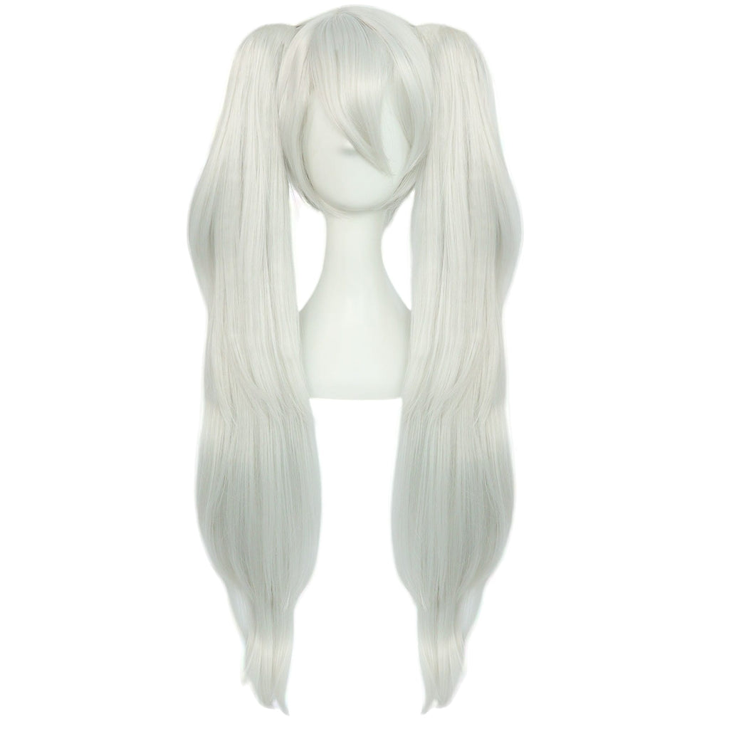 White Smoke Kuzuha (Genderbend) Cosplay Wig - Nijisanji VTuber (Silver Long) (FEVERCOS)