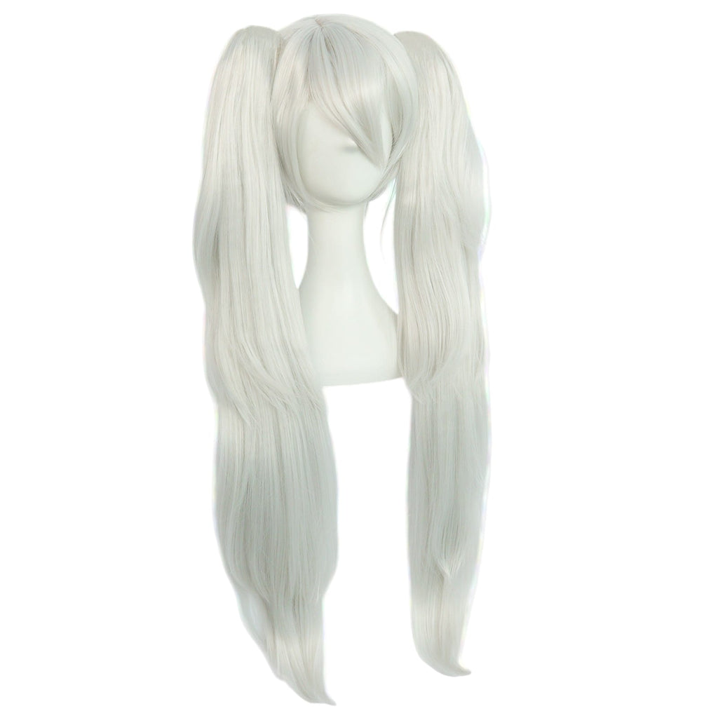 White Smoke Kuzuha (Genderbend) Cosplay Wig - Nijisanji VTuber (Silver Long) (FEVERCOS)