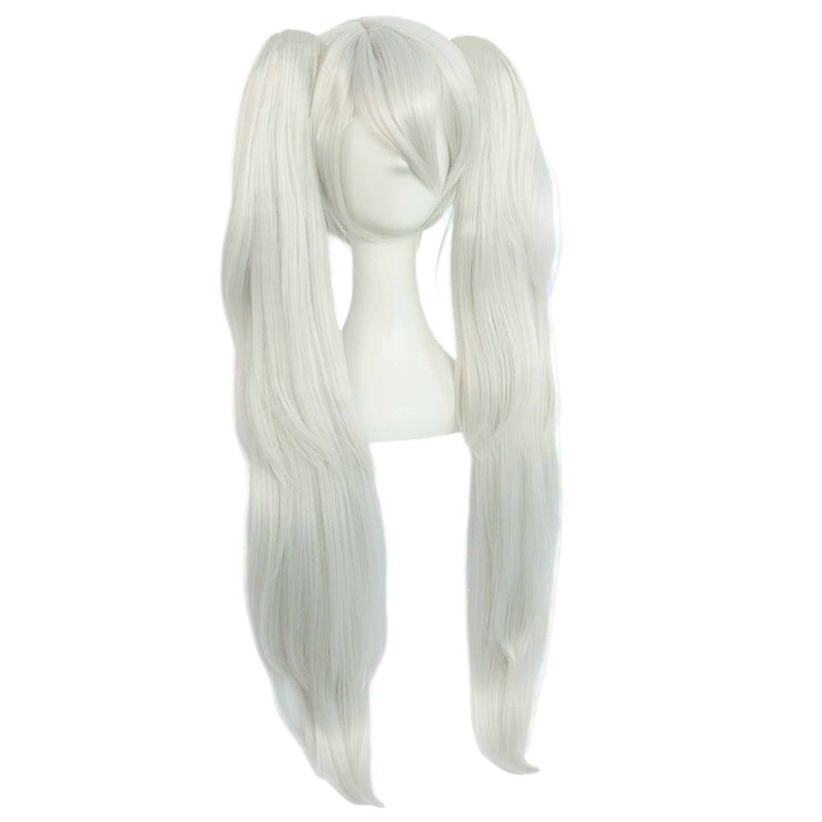 White Smoke Kuzuha (Genderbend) Cosplay Wig - Nijisanji VTuber (Silver Long) (FEVERCOS)