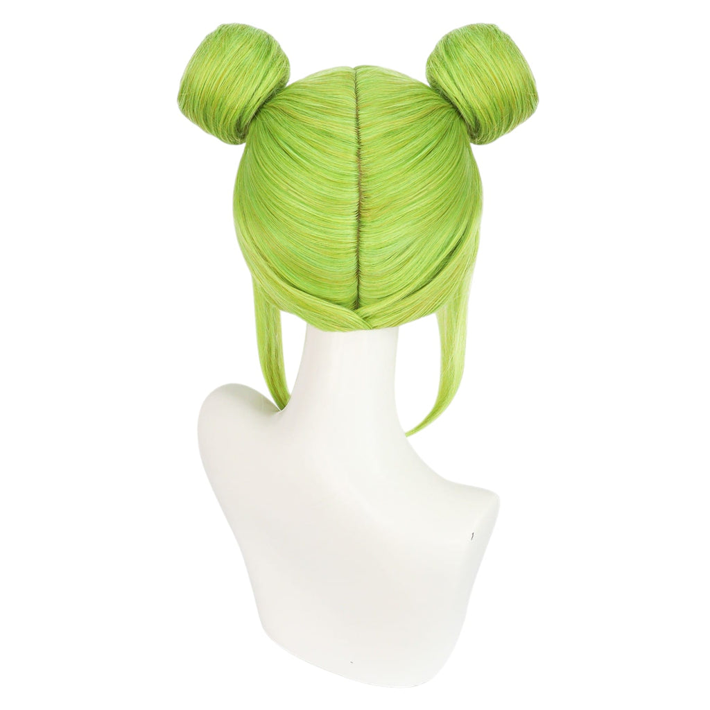 White Smoke Mask Girl (Luna/Yuna) Cosplay Wig - Astrum Design (Techwear Black/Blue) (FEVERCOS)