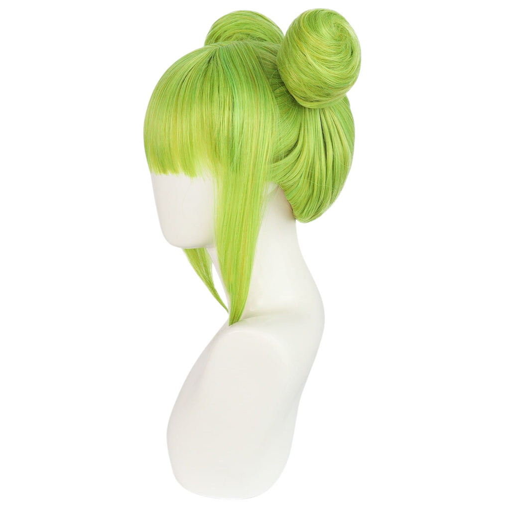 White Smoke Mask Girl (Luna/Yuna) Cosplay Wig - Astrum Design (Techwear Black/Blue) (FEVERCOS)