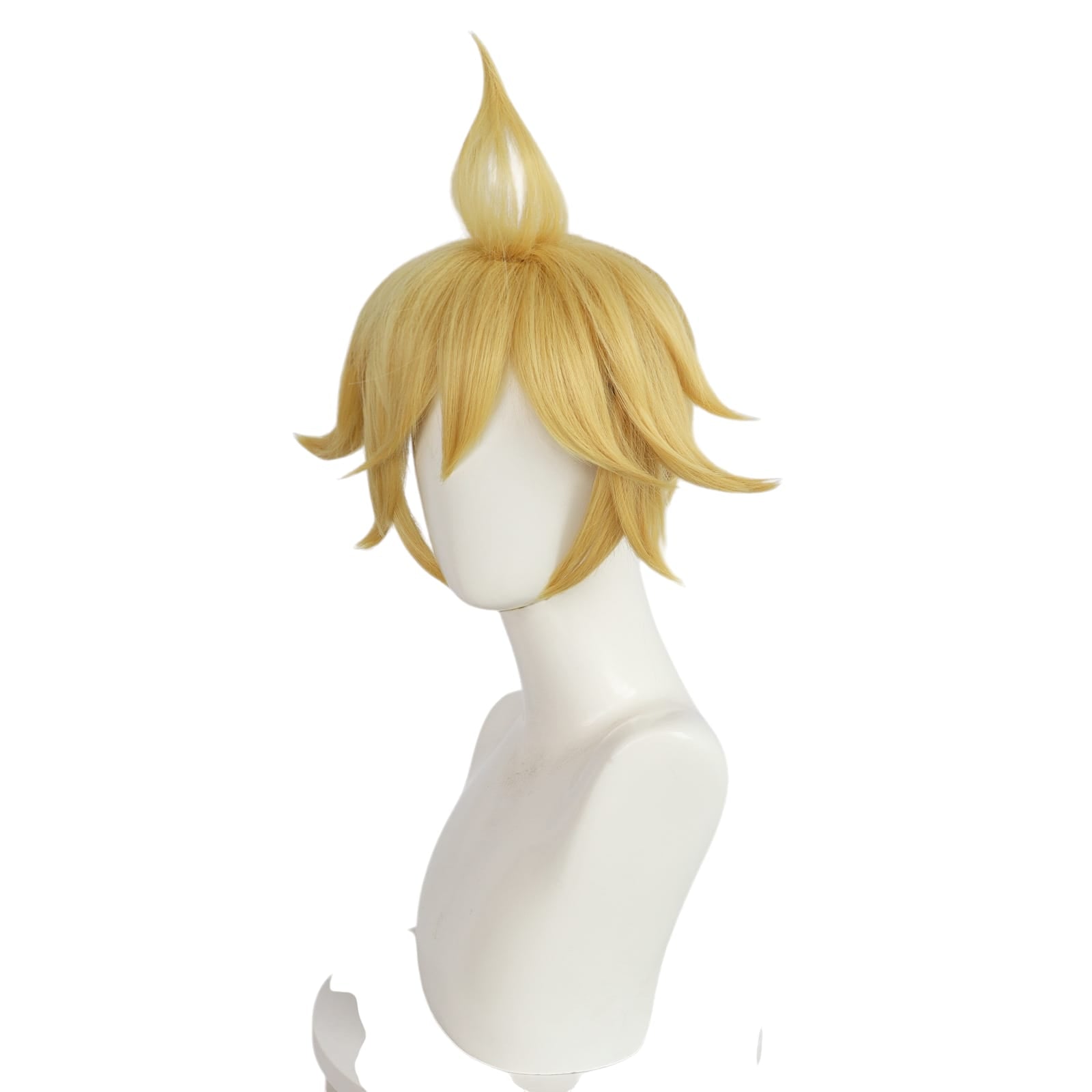 White Smoke Kagamine Len Cosplay Wig - Vocaloid (Golden Blonde Spiky) (FEVERCOS)