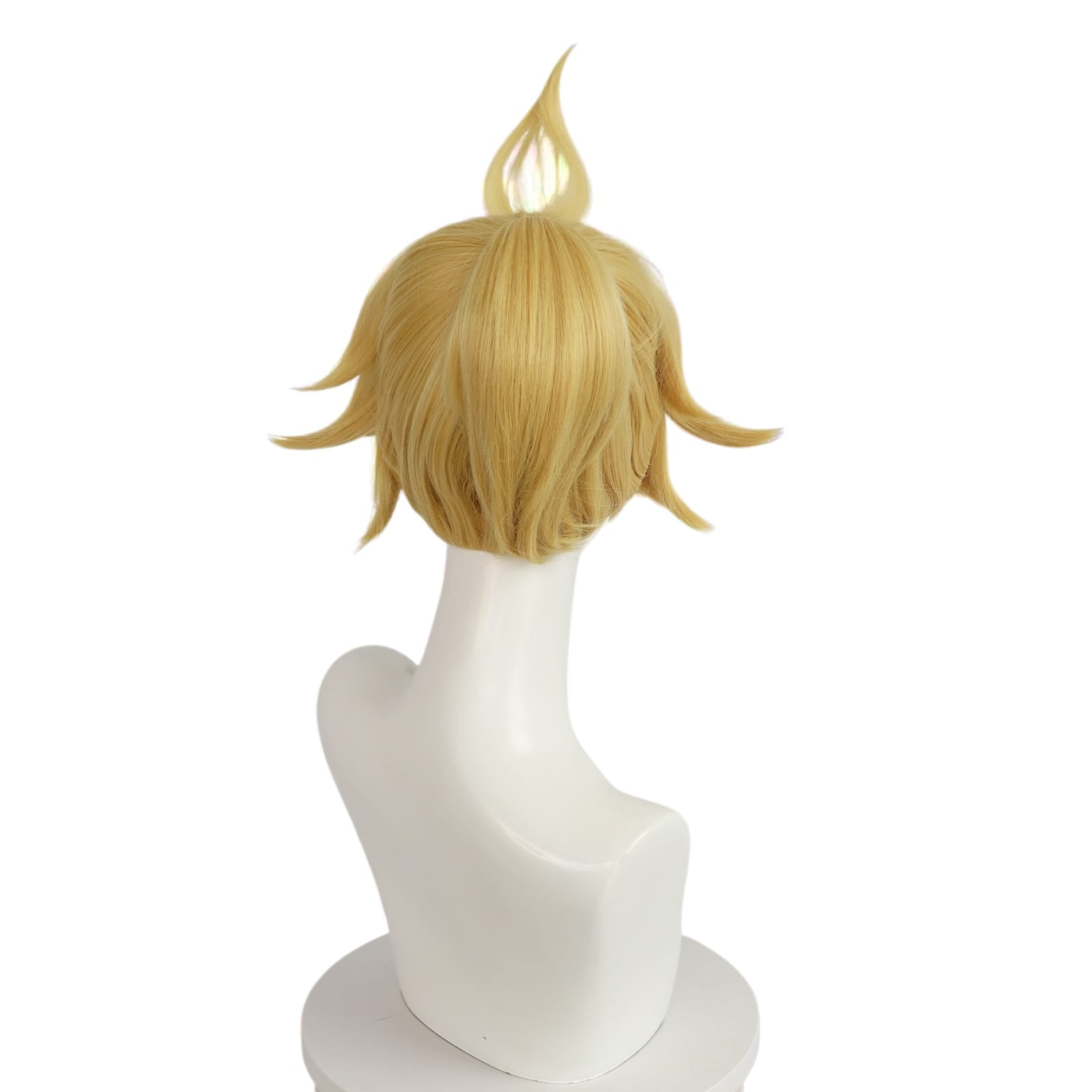 White Smoke Kagamine Len Cosplay Wig - Vocaloid (Golden Blonde Spiky) (FEVERCOS)