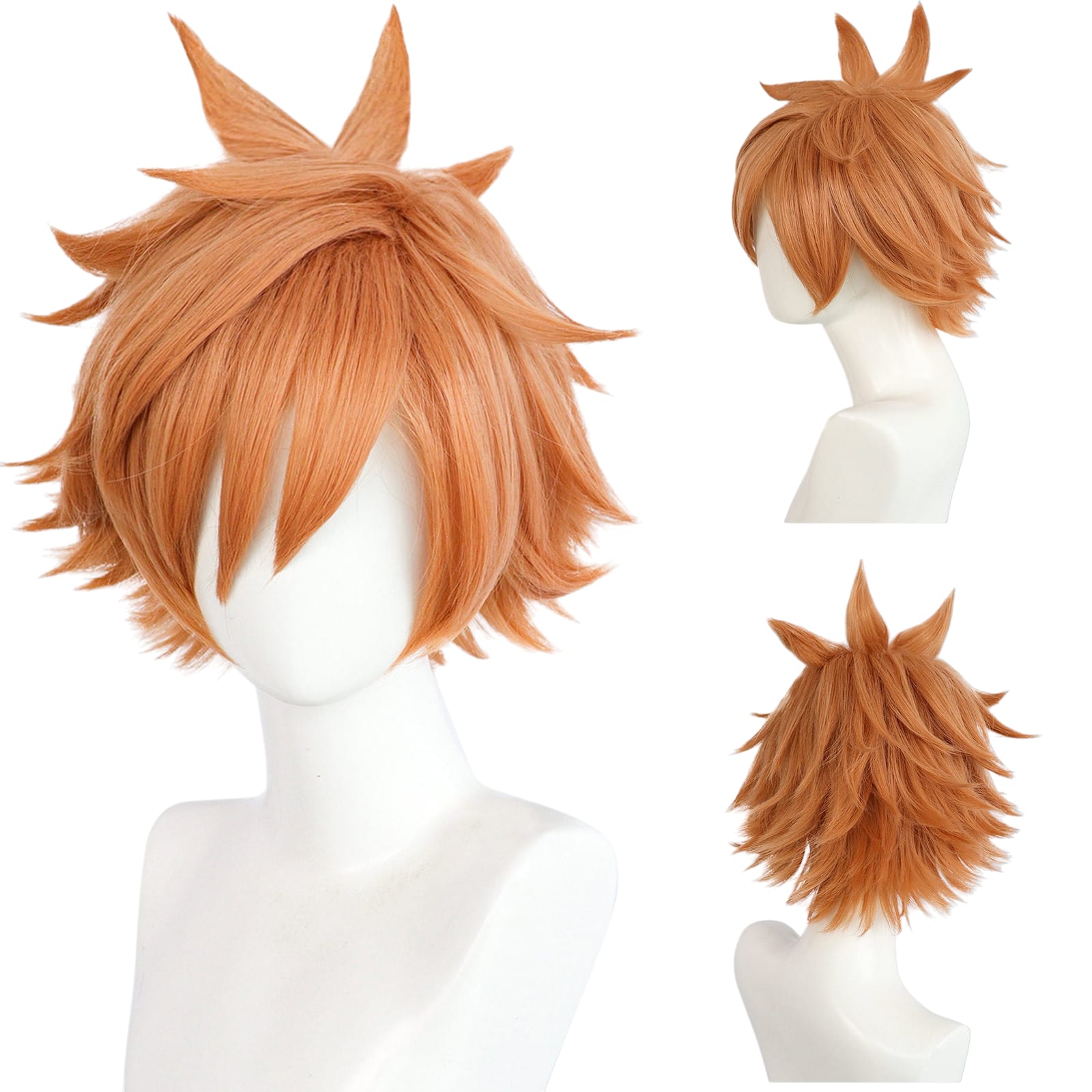 White Smoke Kaoru Hitachiin Cosplay Wig - Ouran High School Host Club (Auburn Side Part) (FEVERCOS)