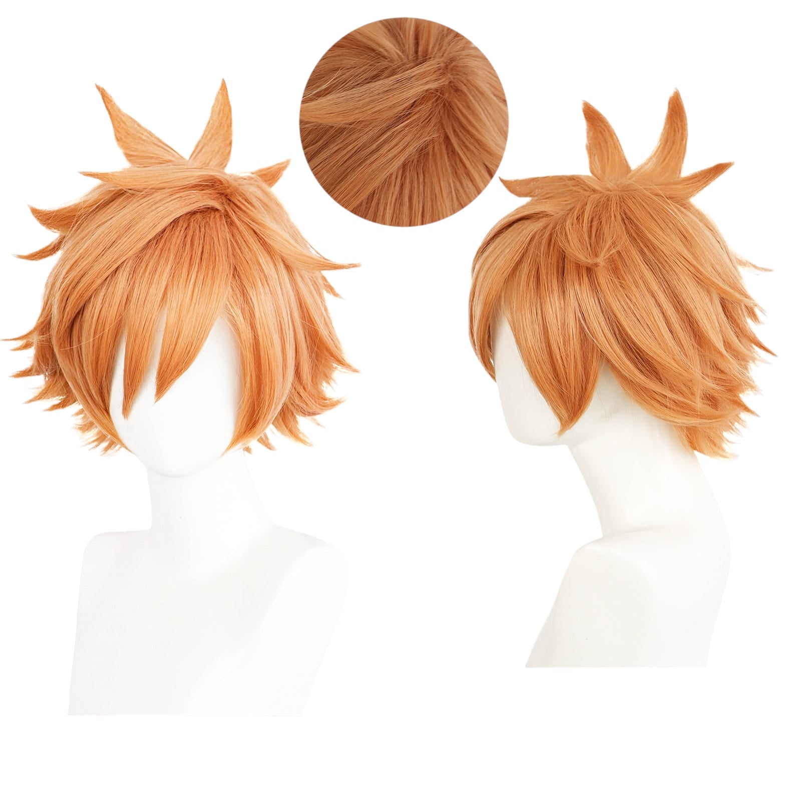 White Smoke Kaoru Hitachiin Cosplay Wig - Ouran High School Host Club (Auburn Side Part) (FEVERCOS)