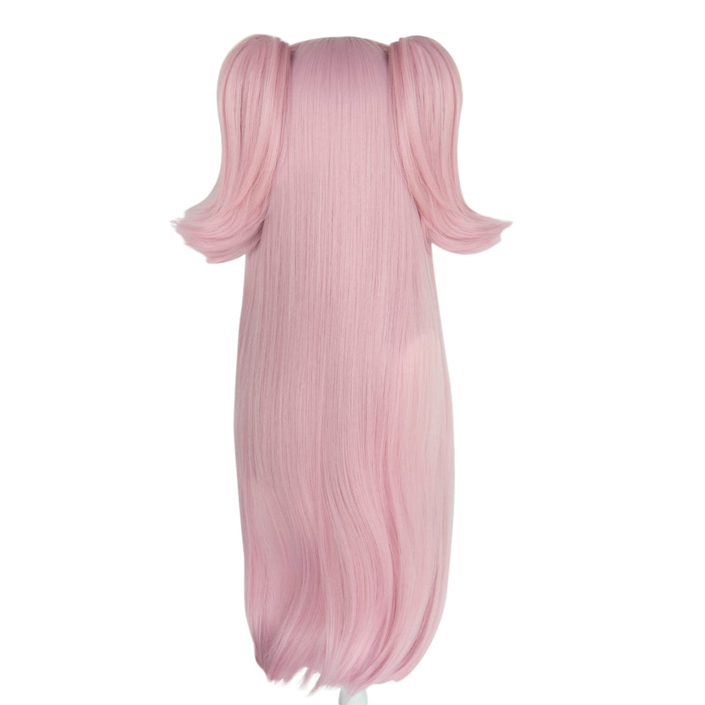 White Smoke Miyue (Meixue) Cosplay Wig - Balala the Fairies (Pink Twin Tails) (FEVERCOS)