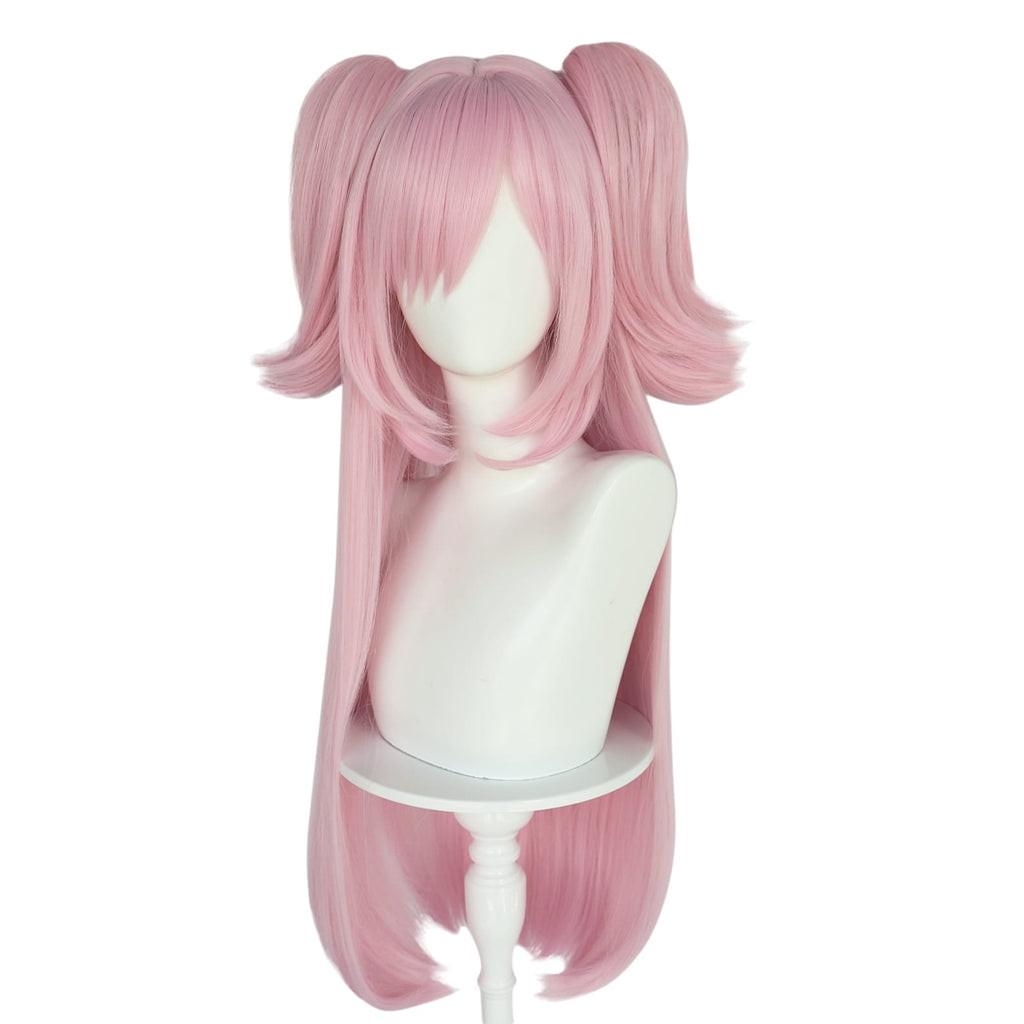 White Smoke Miyue (Meixue) Cosplay Wig - Balala the Fairies (Pink Twin Tails) (FEVERCOS)