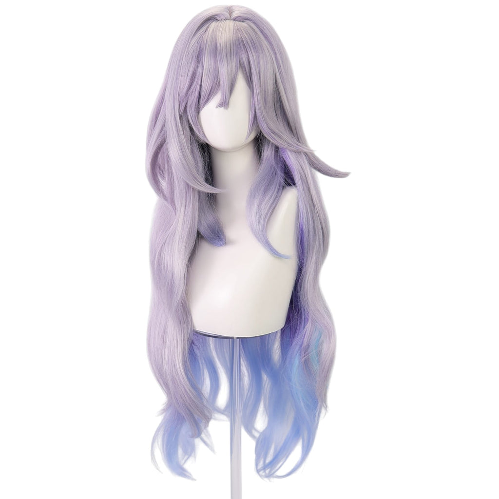 White Smoke Skirk Cosplay Wig - Genshin Impact (Abyssal Blue/Purple Gradient) (FEVERCOS)