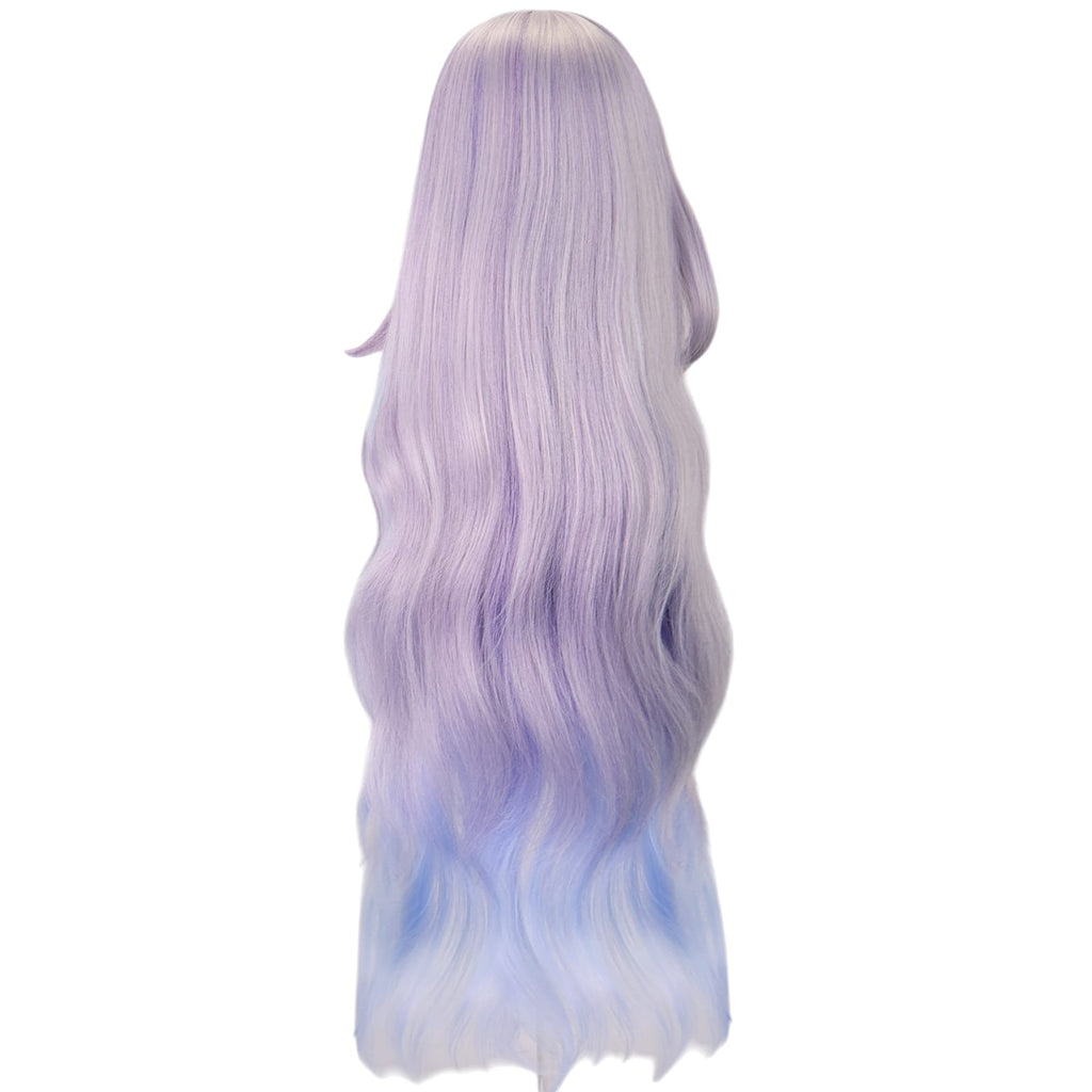 White Smoke Skirk Cosplay Wig - Genshin Impact (Abyssal Blue/Purple Gradient) (FEVERCOS)