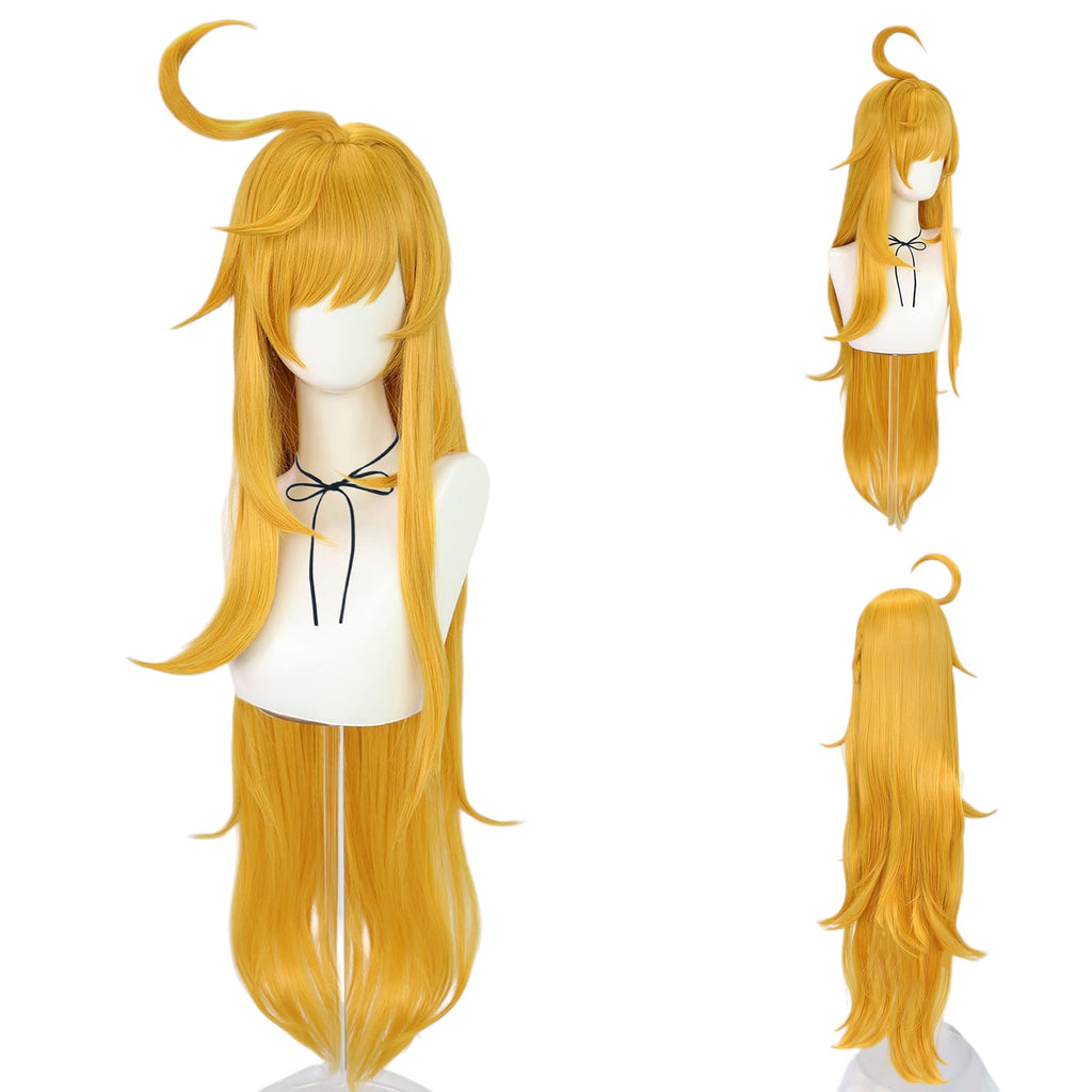 White Smoke Escoffier (Fan Concept) Cosplay Wig - Genshin Impact Style (Ginger Orange) (FEVERCOS)
