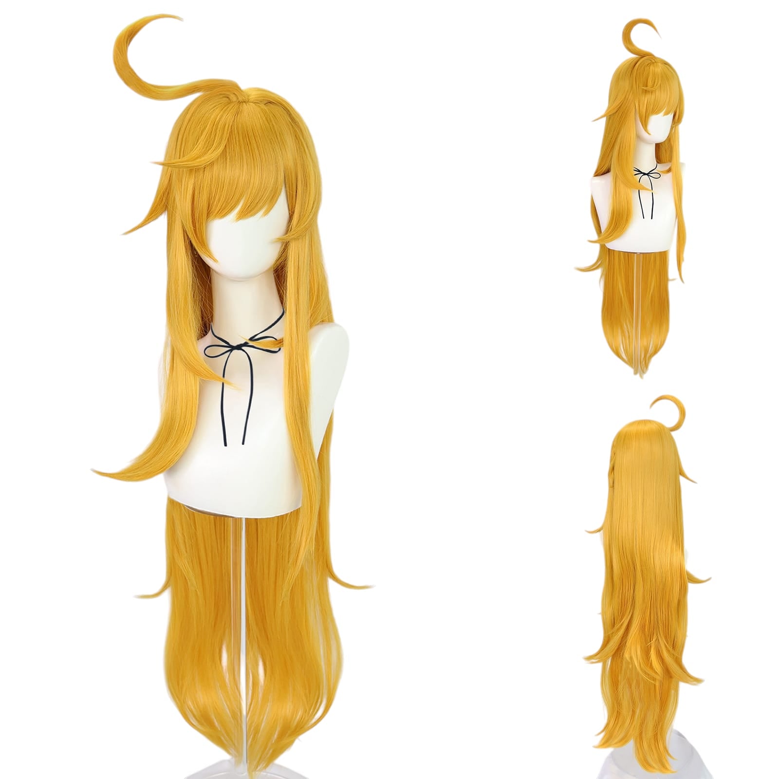 White Smoke Escoffier (Fan Concept) Cosplay Wig - Genshin Impact Style (Ginger Orange) (FEVERCOS)