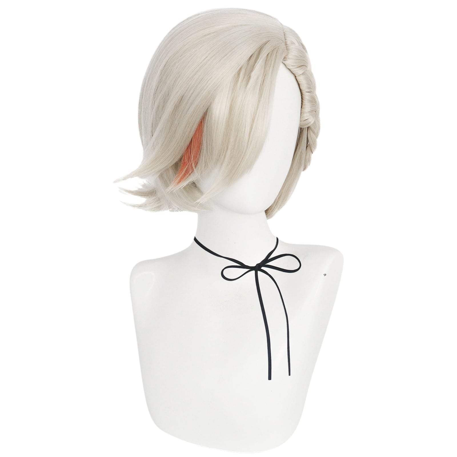 White Smoke Lyney Cosplay Wig - Genshin Impact (Silver/Black Gradient) (FEVERCOS)