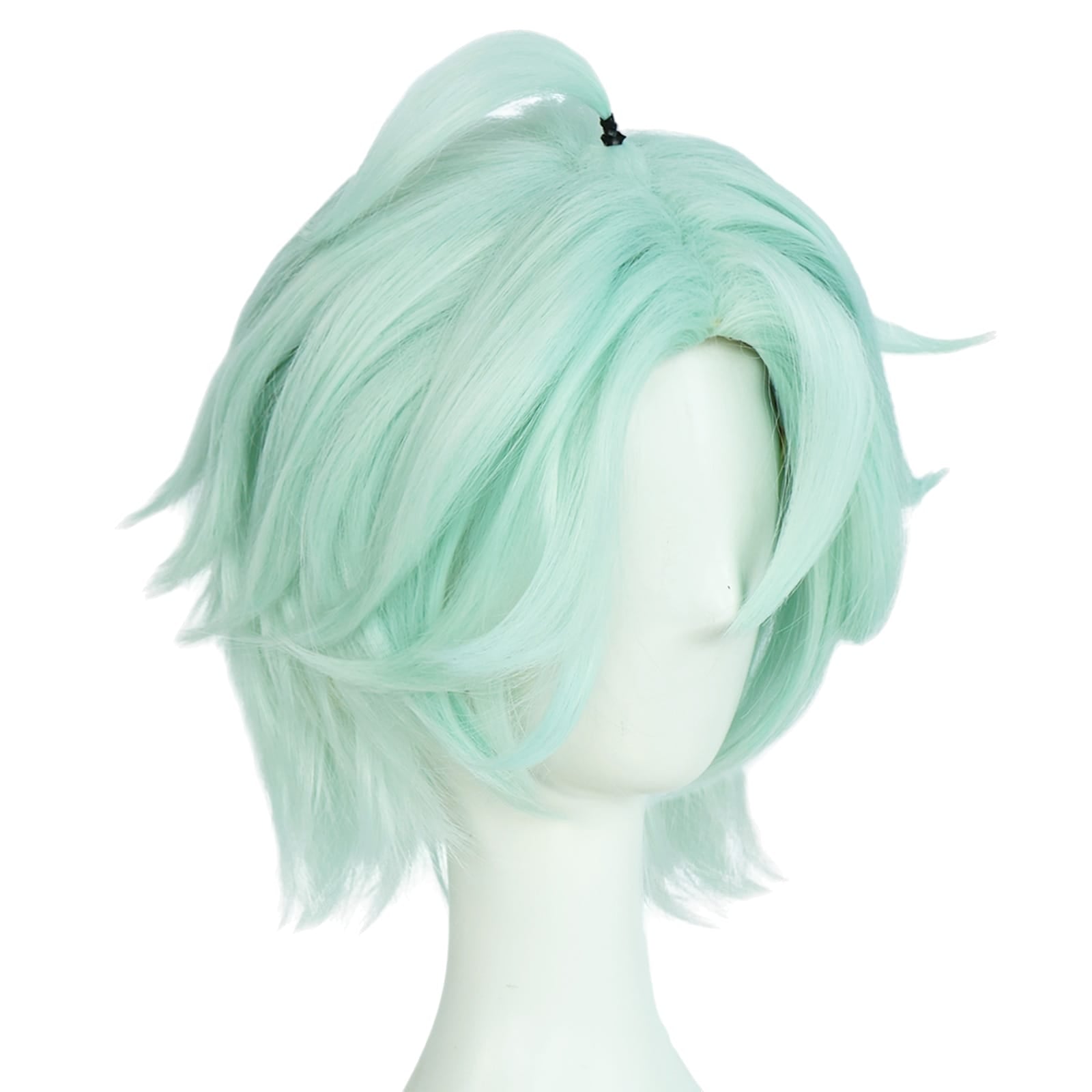 White Smoke Ifa Cosplay Wig - Genshin Impact (Pink/Purple Middle Part) (FEVERCOS)