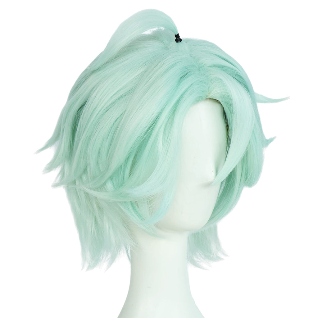 White Smoke Ifa Cosplay Wig - Genshin Impact (Pink/Purple Middle Part) (FEVERCOS)