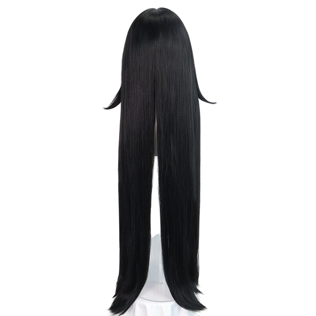 White Smoke Lanyan Cosplay Wig - Genshin Impact (Black/Blue Split) (FEVERCOS)