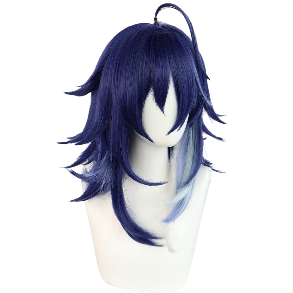 White Smoke Ororon Cosplay Wig - Genshin Impact (Dark Gradient Wolf) (FEVERCOS)