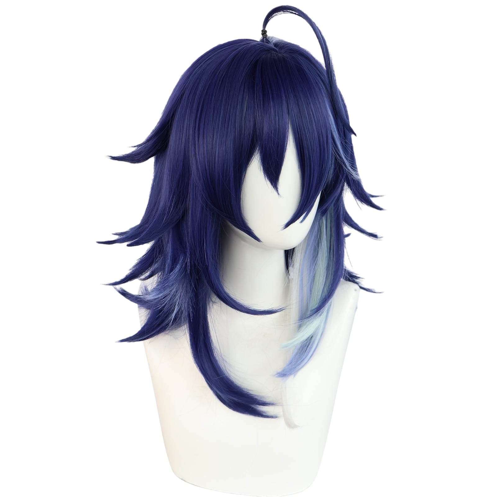 White Smoke Ororon Cosplay Wig - Genshin Impact (Dark Gradient Wolf) (FEVERCOS)