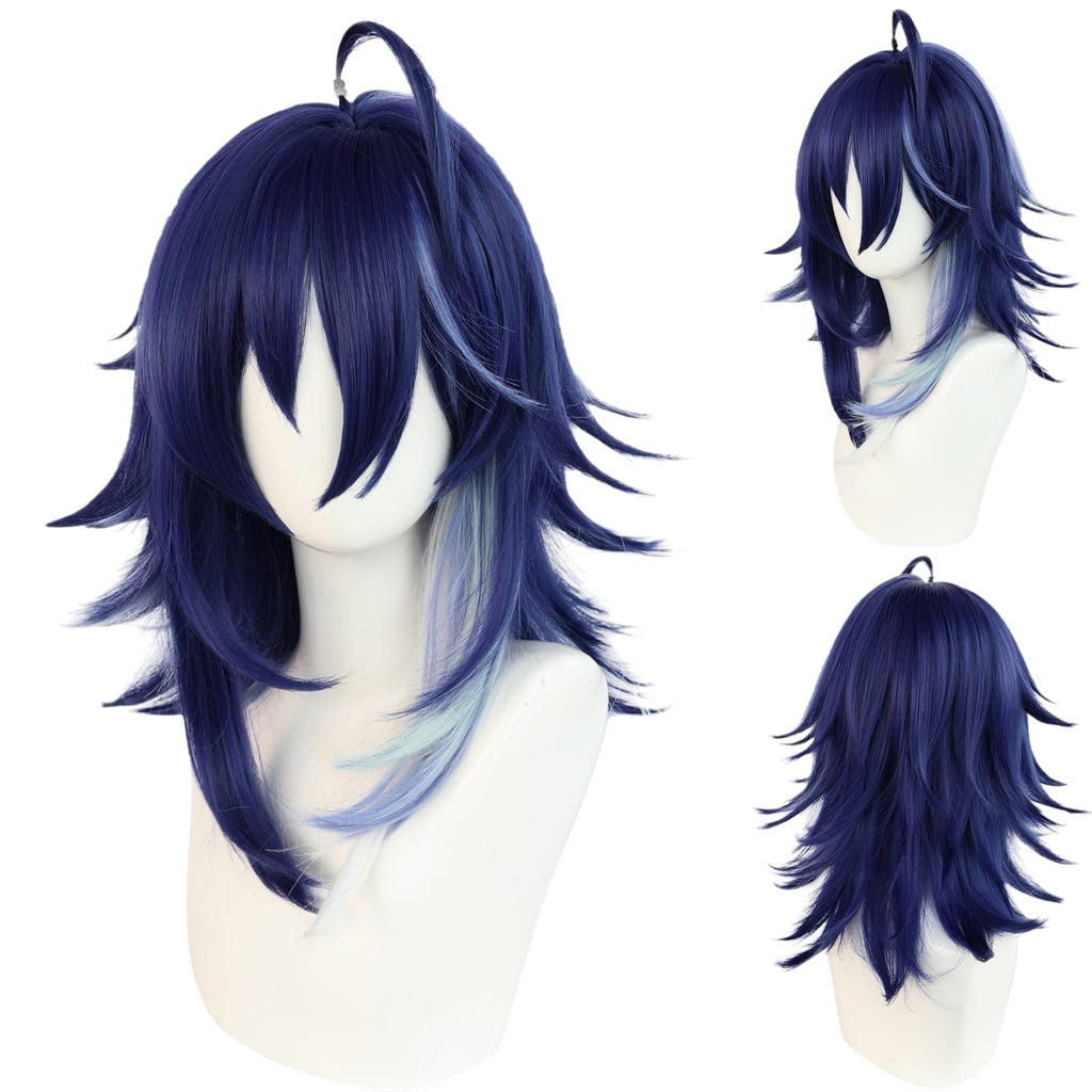 White Smoke Ororon Cosplay Wig - Genshin Impact (Dark Gradient Wolf) (FEVERCOS)