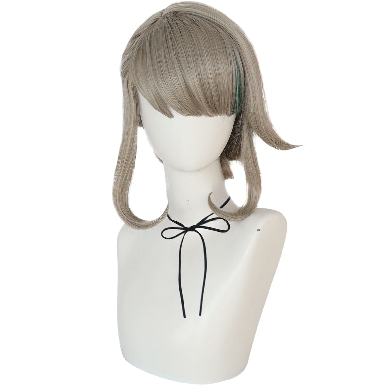 White Smoke Lynette Cosplay Wig - Genshin Impact (Ash Grey/Highlight) (FEVERCOS)