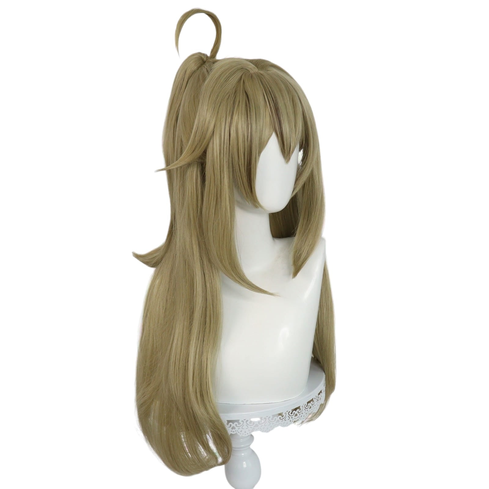 White Smoke Kirara Cosplay Wig - Genshin Impact (Blonde Twin Tails) (FEVERCOS)