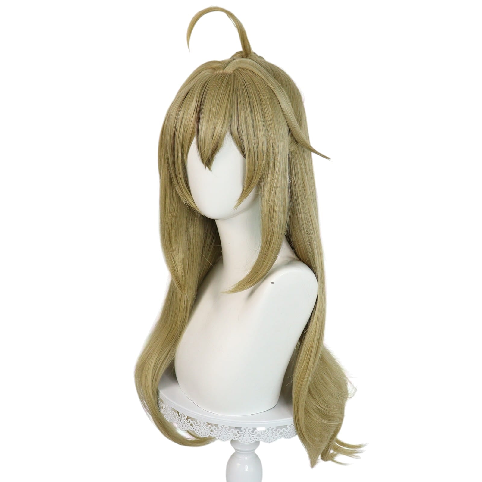 White Smoke Kirara Cosplay Wig - Genshin Impact (Blonde Twin Tails) (FEVERCOS)