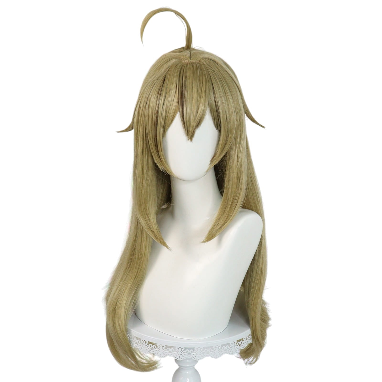 White Smoke Kirara Cosplay Wig - Genshin Impact (Blonde Twin Tails) (FEVERCOS)