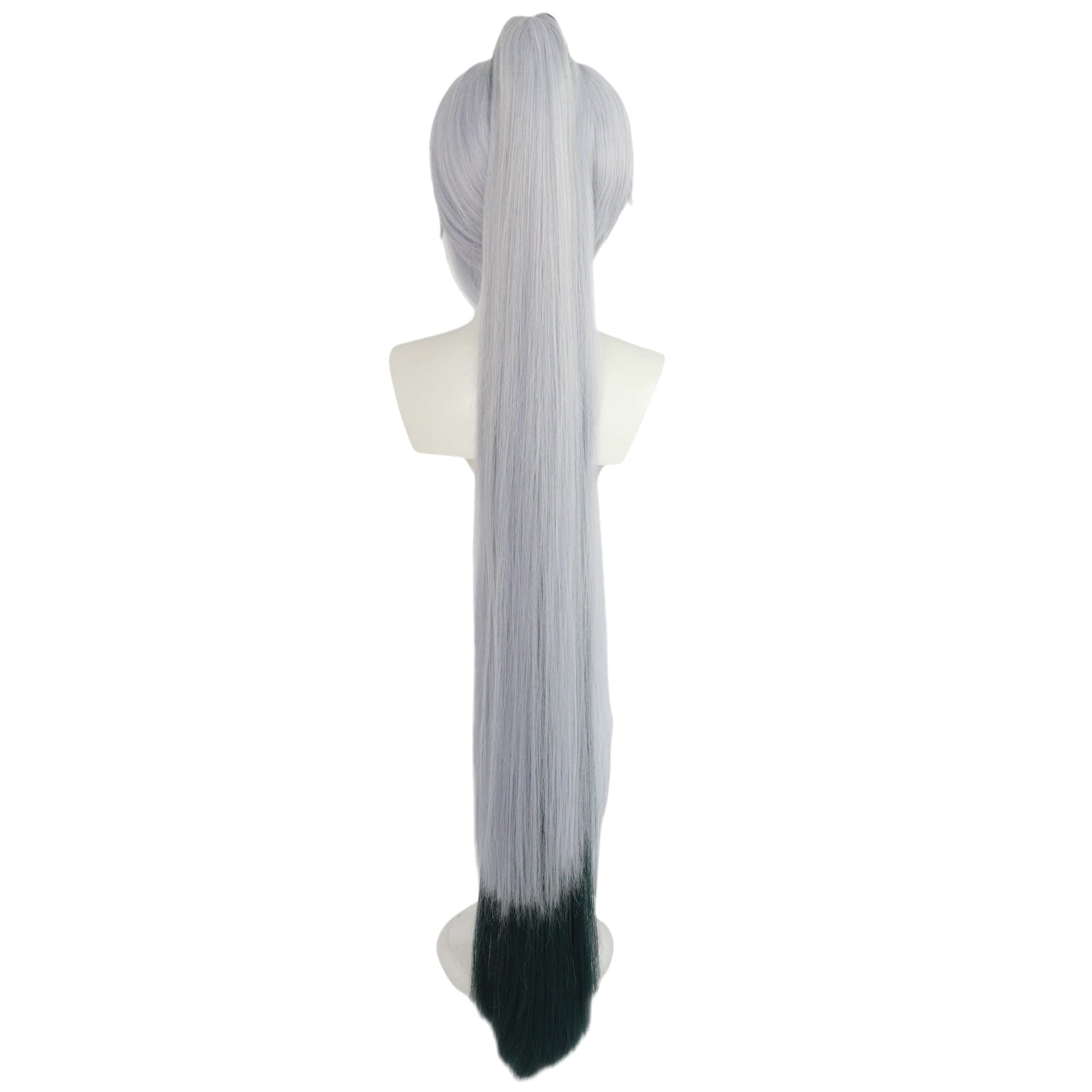 White Smoke Shenhe (Genderbend/Male) Cosplay Wig - Genshin Impact (Silver Short) (FEVERCOS)