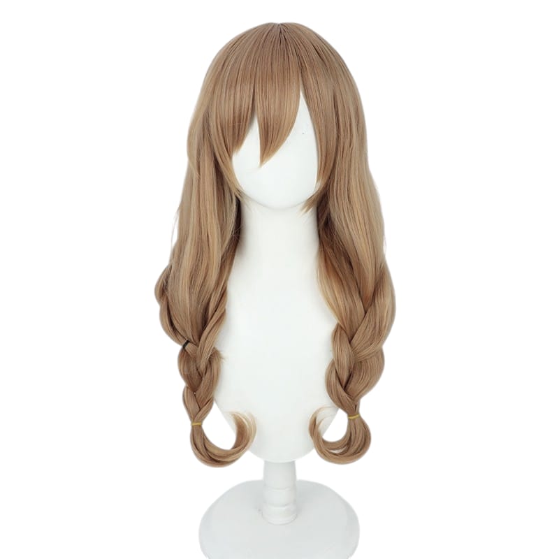 White Smoke Lisa "A Sobriquet Under Shade" Cosplay Wig - Genshin Impact (Brown Braids) (FEVERCOS)