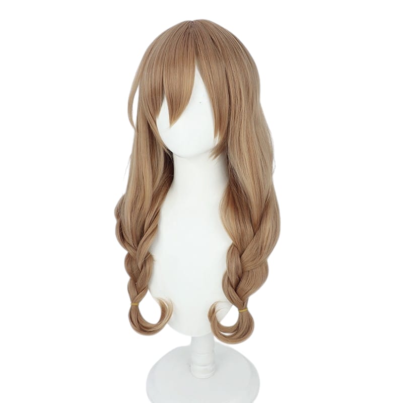 White Smoke Lisa "A Sobriquet Under Shade" Cosplay Wig - Genshin Impact (Brown Braids) (FEVERCOS)