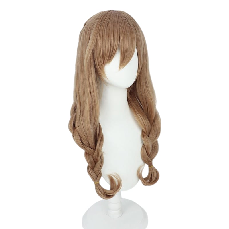 White Smoke Lisa "A Sobriquet Under Shade" Cosplay Wig - Genshin Impact (Brown Braids) (FEVERCOS)
