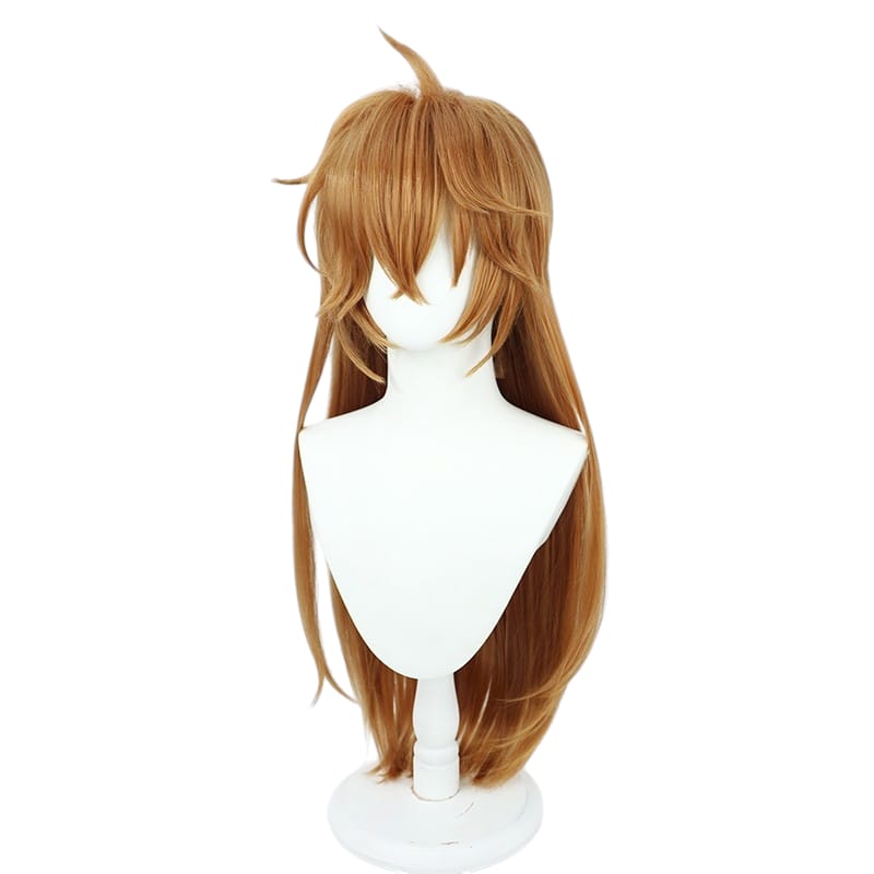 White Smoke Tartaglia (Lady Childe/Genderbend) Cosplay Wig - Genshin Impact (Long Orange) (FEVERCOS)