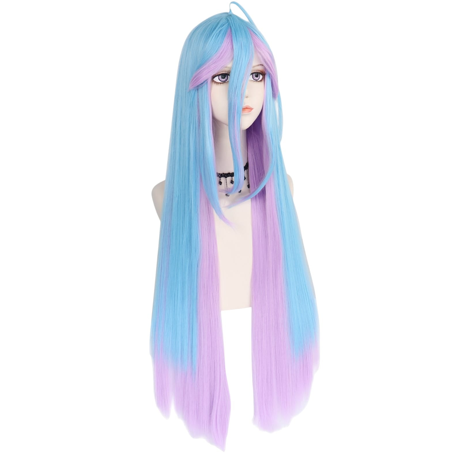 White Smoke Shiro Cosplay Wig - No Game No Life (Pastel Rainbow Gradient) (FEVERCOS)